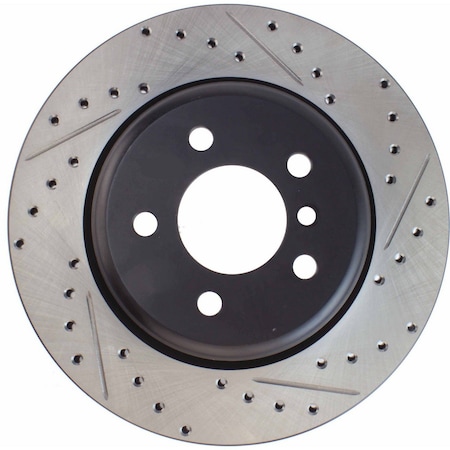Centric Parts Sport Drilled/Slotted Brake Rotor, 127.34131L 127.34131L